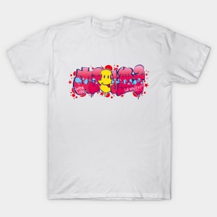 Japanese Kanji Graffiti Yamatonadeshiko T-Shirt